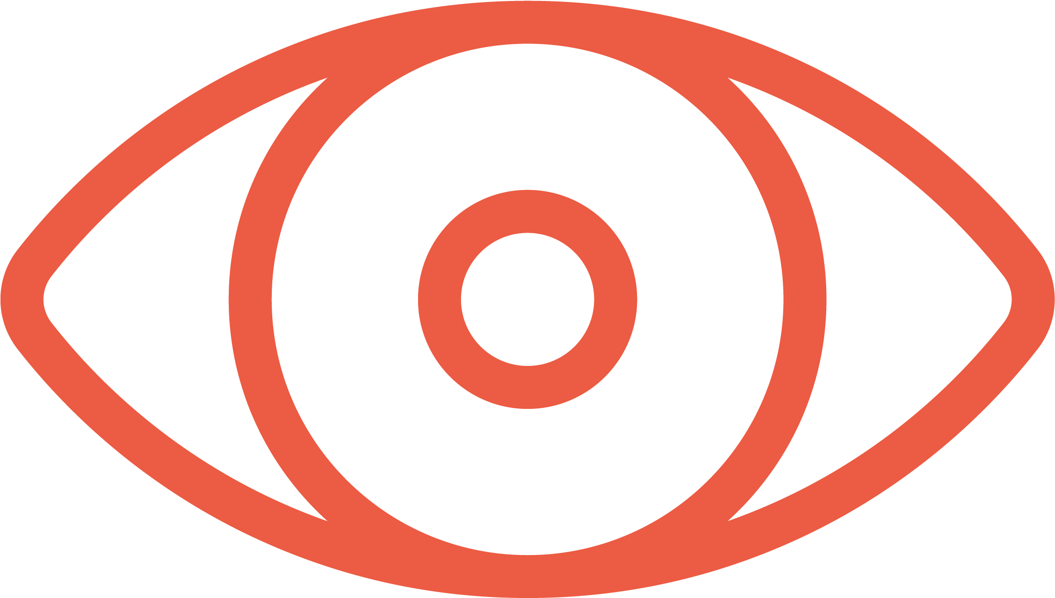 Eyeball - Icon (2134x1272), Png Download