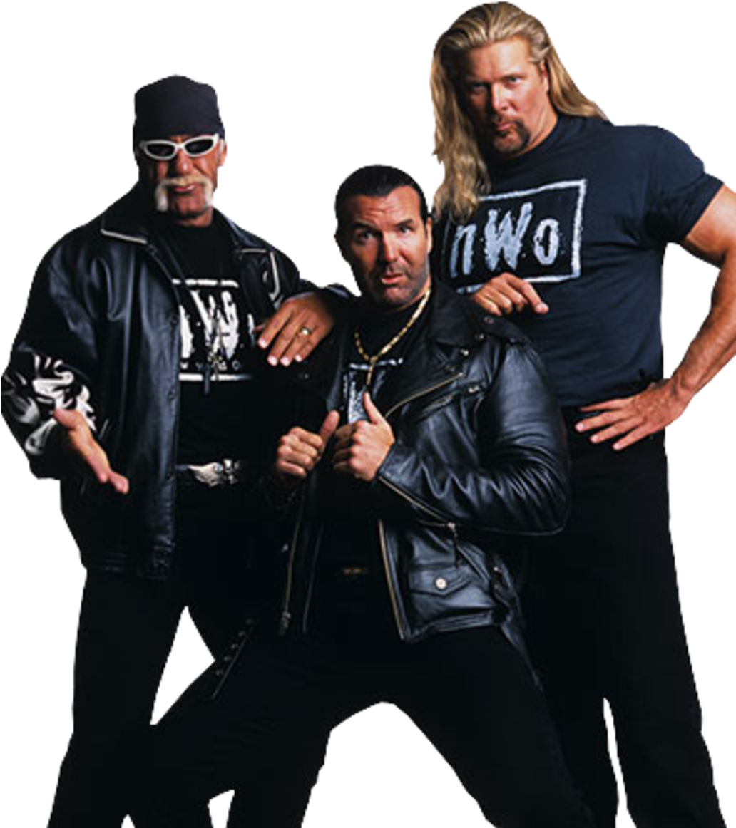 Hulk Hogan Nwo For Kids - Nwo Hogan Hall Nash (384x447), Png Download