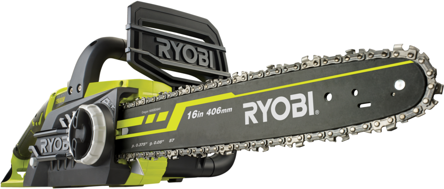 Ryobi Brushless Chainsaw 18v (1000x1000), Png Download