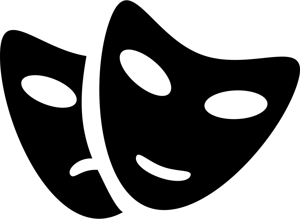 Png File - Mascara Teatro Sin Fondo (980x716), Png Download