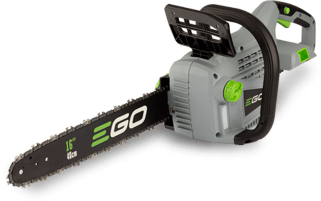 Cs1600e - Ego Cordless Chainsaw Cs1600e 40cm Shell 43391 (1280x720), Png Download