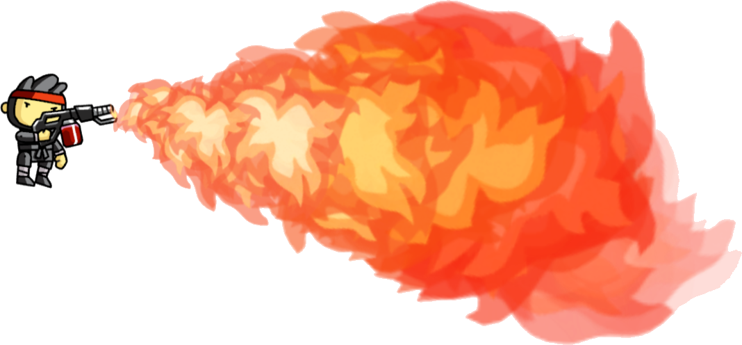 Duck Week Can't Be Stopped - Flamethrower Flames (1068x496), Png Download