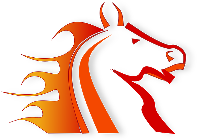 Horse, Racing, Fire, Red, Flames - Firehorse Png (640x468), Png Download