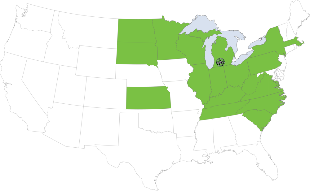 United States-map - Talking About Single Payer: Health Care Equality (1000x617), Png Download