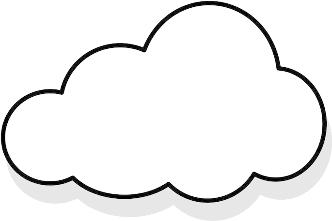Transparent Background Cloud Clipart (700x465), Png Download