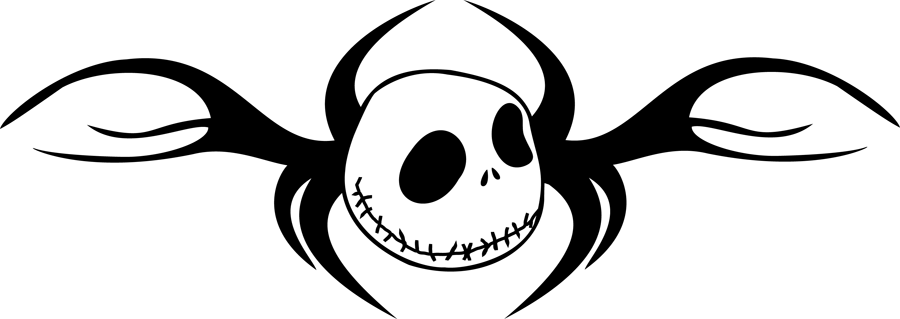 Jack Skellington Tattoo By ~shrouderofshadows On Deviantart - Nightmare Pack | 4 Pack Of Nightmare Before Christmas (900x319), Png Download