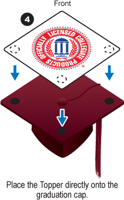 Thats All Folks Grad Cap Tassel Topper - Dreamed About Success Grad Cap Tassel Topper (275x435), Png Download