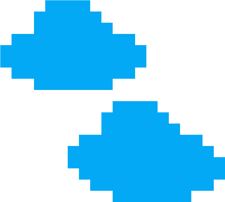 Nube - Pixel Art Musical Ly (1184x1184), Png Download