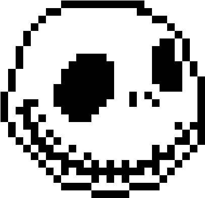 Jack Skellington - Jack Skeleton Perler Beads (465x390), Png Download