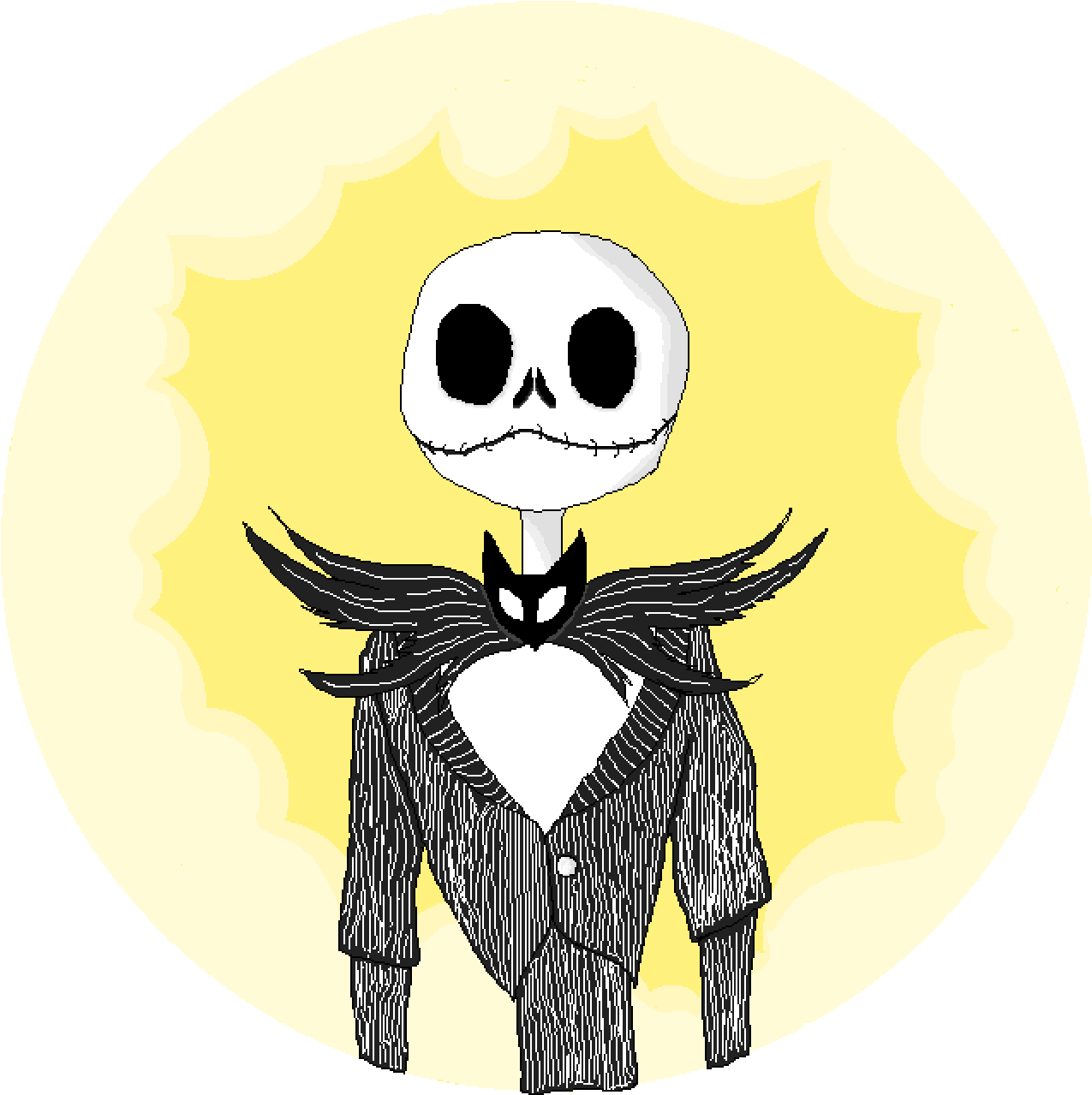Jack Skellington - Illustration (1400x1400), Png Download