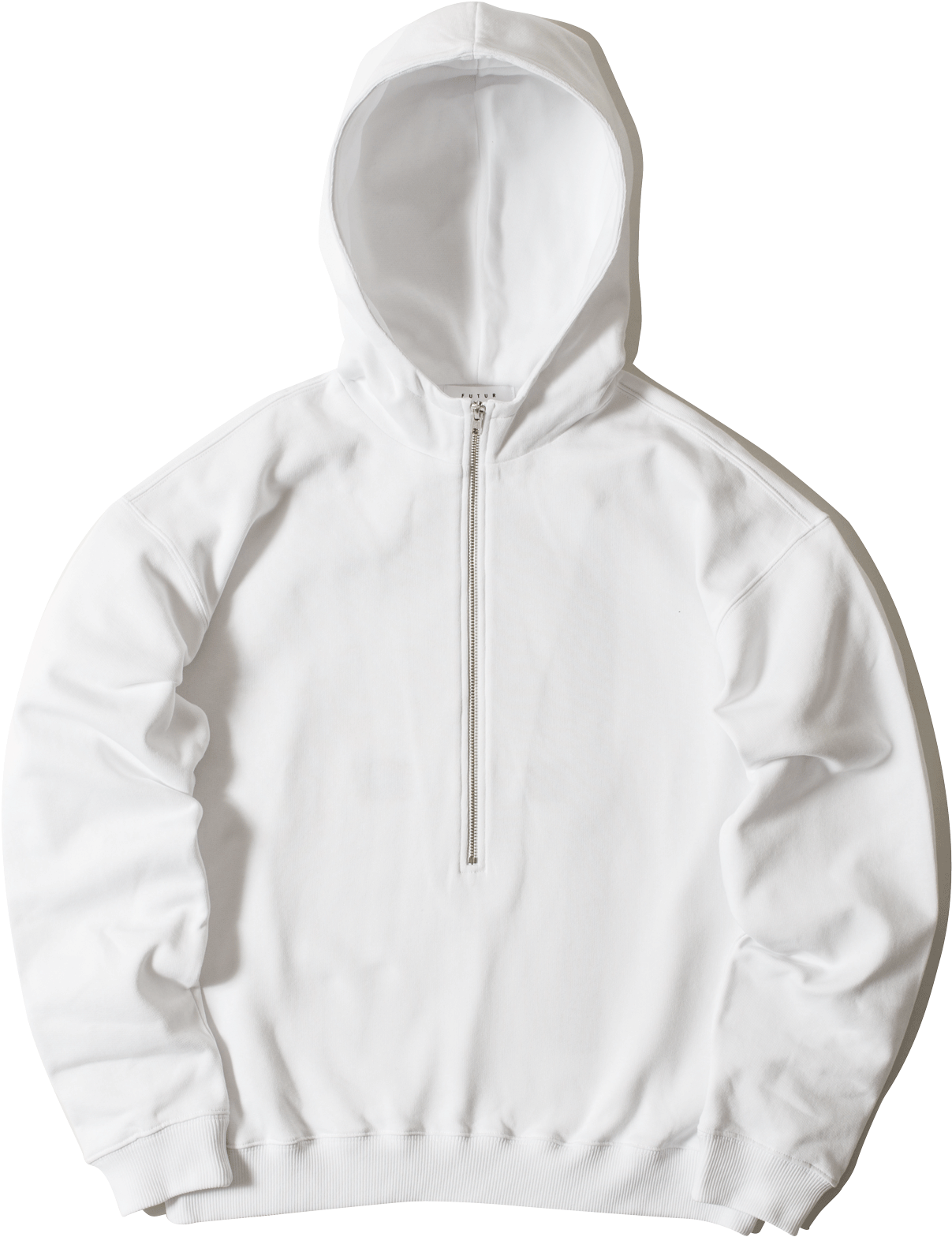 3/4 F Hoodie E00u Ox White/red - White Windbreaker Png (1333x2000), Png Download
