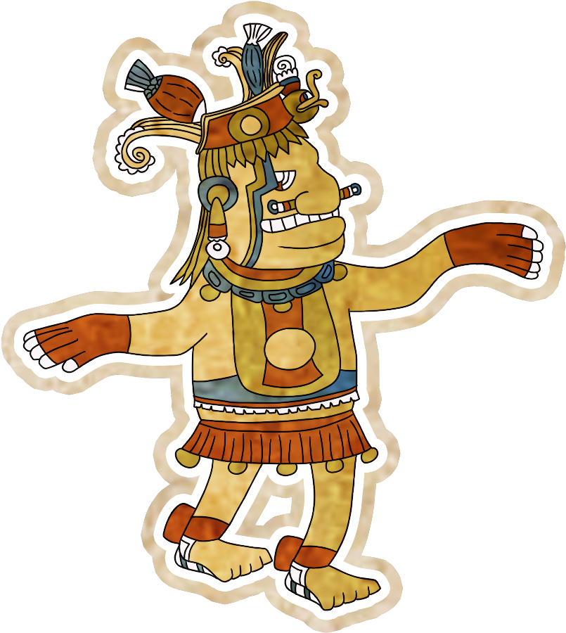 Aztec God Png Clip Art Free Download - Centeotl Aztec God (812x922), Png Download