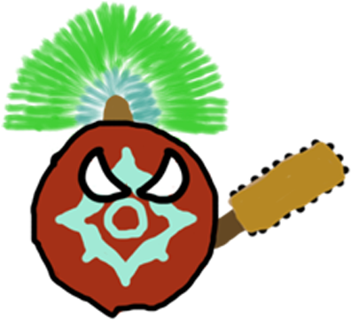 Civilizationballmy Aztec Civball Again But It's A Png - Emblem (504x360), Png Download
