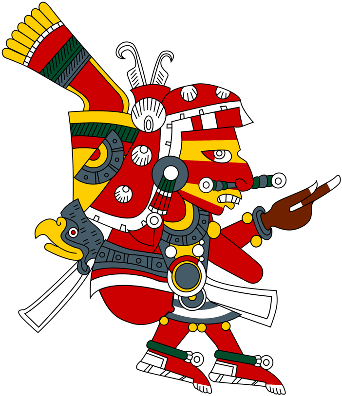 The Most Important Gods And Goddesses Chicken - Aztec Gods Png (735x827), Png Download