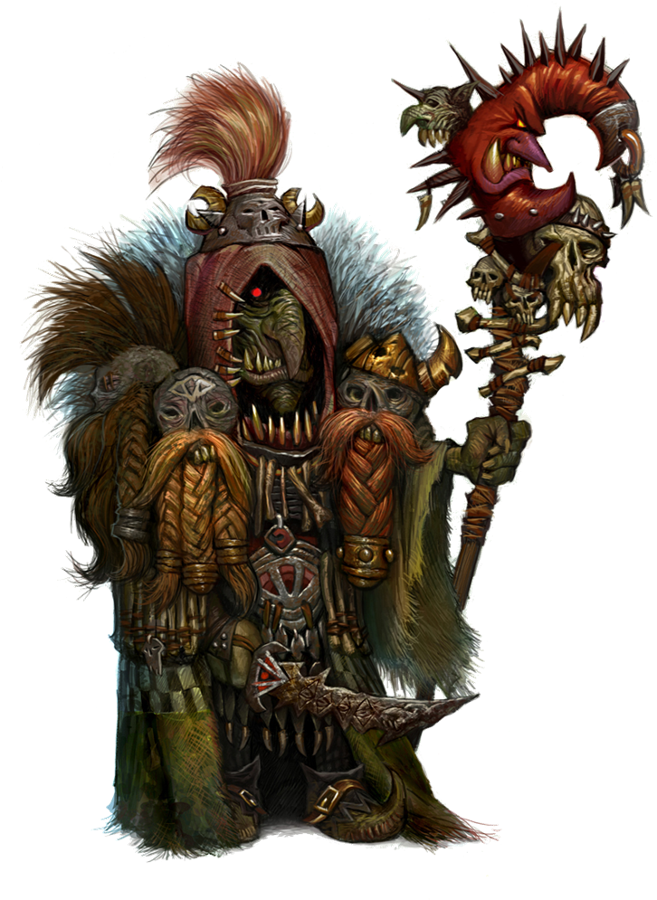 Views - Goblin Shaman Warhammer (750x1000), Png Download