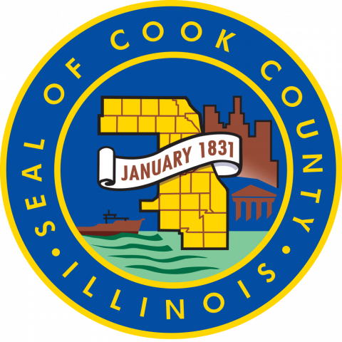 Cook County Department Of Animal And Rabies Control, - Cook County Illinois Seal (480x480), Png Download