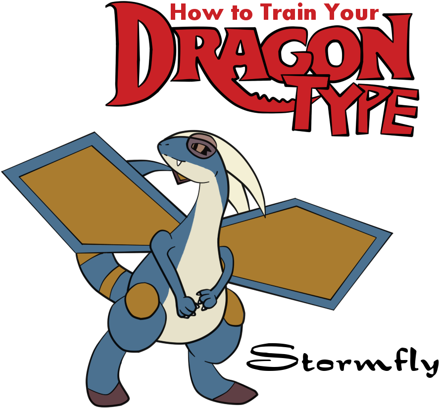 Stromfly How To Train Your Dragon Clipart - Train Your Dragon Vs Pokemon (1000x914), Png Download