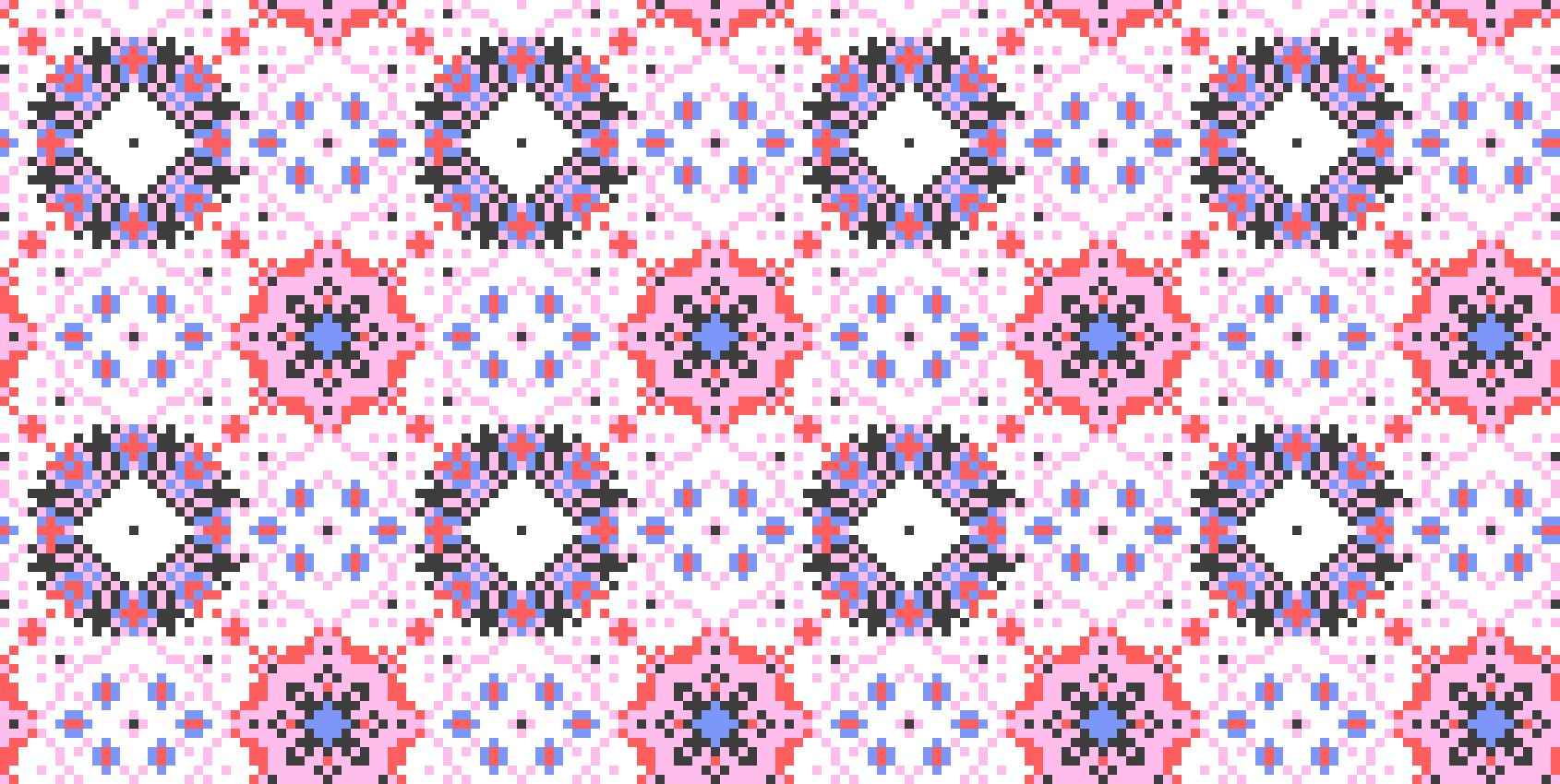 Pink Aztec - Circle (1690x850), Png Download