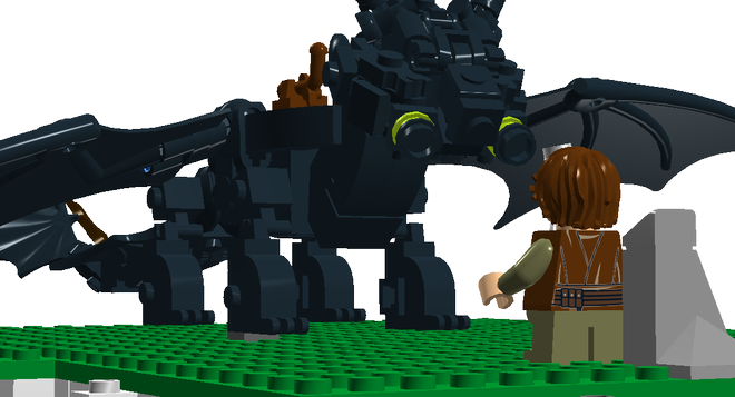 Thanks For Taking Time To View Our Project Hope You - Train Your Dragon Lego (660x357), Png Download