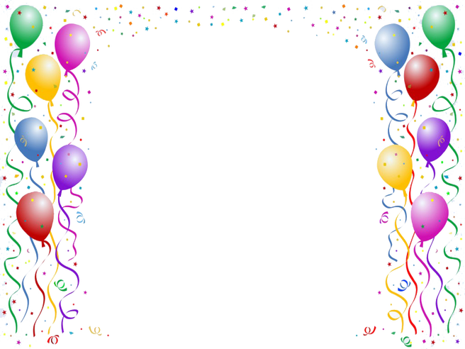Clipart Royalty Free Stock Handpicked Cool For Birthday - Birthday Invitation Card Background (656x492), Png Download