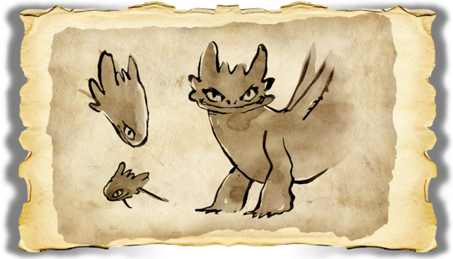 Dragons Bod Nightfury Gallery Image 02 - Night Fury Book Of Dragons (640x366), Png Download