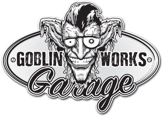 Jimmy Deville's Workshop - Goblin Works Garage T Shirt (537x383), Png Download