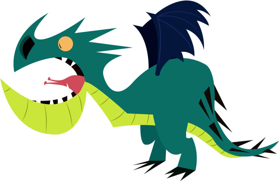 Nadder Render In Book Of Dragons - Train Your Dragon Cartoon (900x614), Png Download