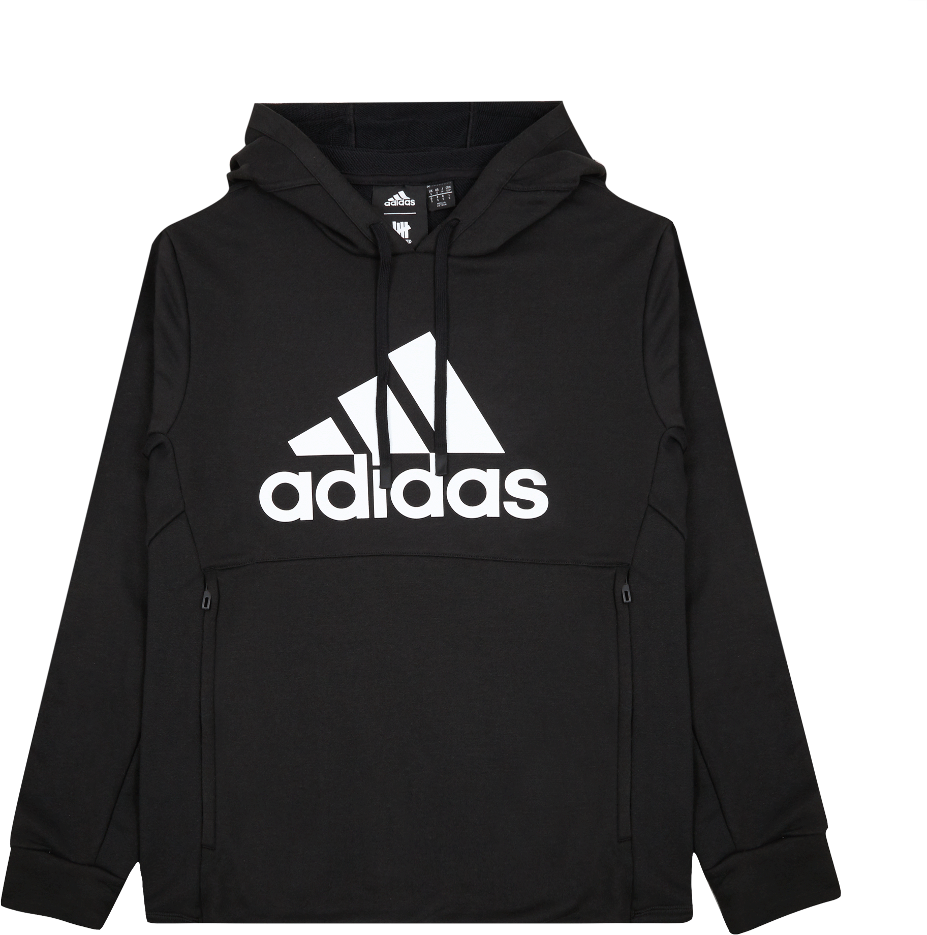 Tec Hoodie X Undftd Black / White - Adidas Dm3674 (2000x2000), Png Download