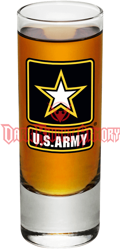 Army Star Logo Shooter Glass - Us Army (850x850), Png Download