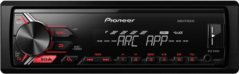 Car Radio Png Clip Art Royalty Free - Autoestereo Pioneer Mvh 295bt (801x475), Png Download