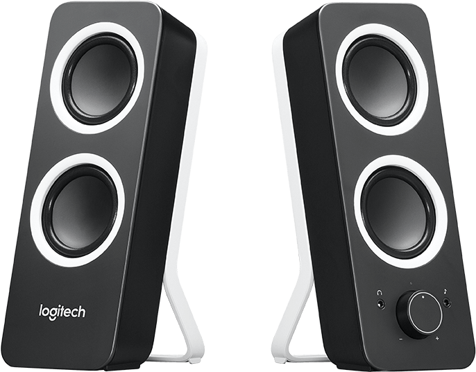 Computer Speakers Png Transparent Picture - Logitech Z200 2.0 Computer Speakers Midnight (800x687), Png Download