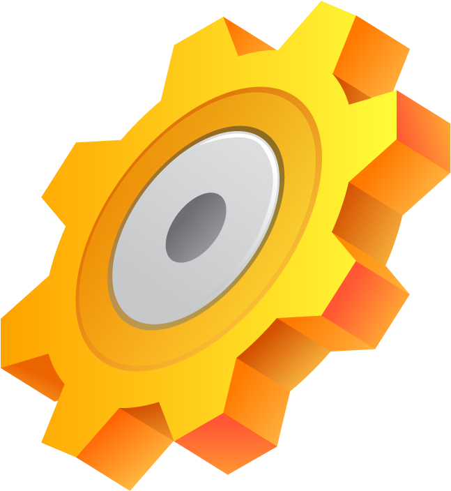 Gear-icon - Gold Settings Png Icon (1920x1200), Png Download