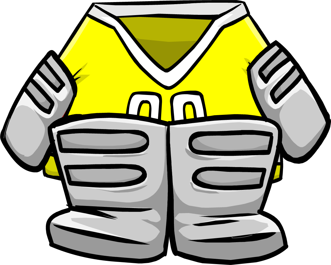 Yellow Goalie Gear Icon (1117x893), Png Download