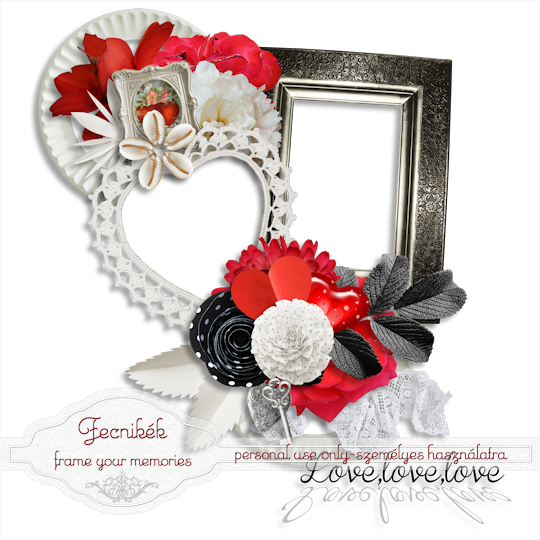 Lace Heart - Garden Roses (540x540), Png Download