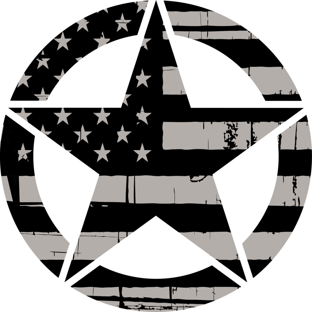 Willy's Army Star Flag - Illustration (1024x1024), Png Download