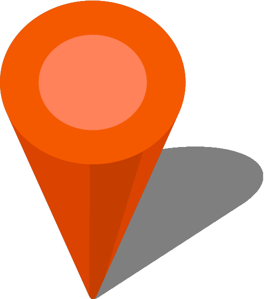 Download Simple Location Map Pin Icon3 Orange Free Vector Data ...