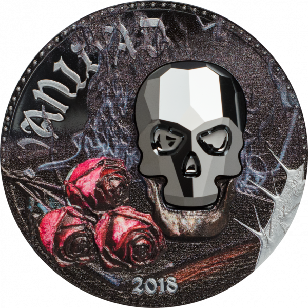 Crystal Skull Vanity - Crystal Skull Coin (600x600), Png Download
