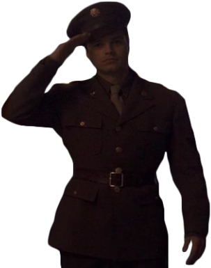 Transparent Bucky Barnes In A Military Uniform - Military (500x492), Png Download