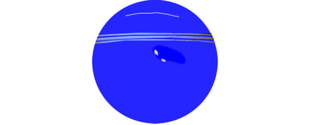 File - Neptune - Circle (640x252), Png Download