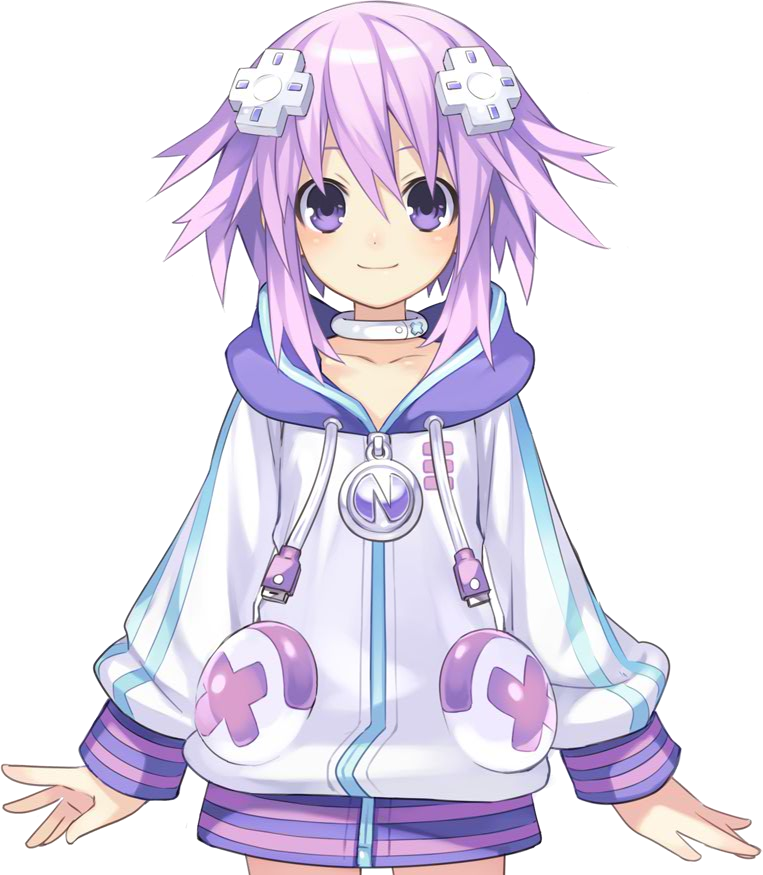 Hyperdimension Neptunia Neptune (763x875), Png Download