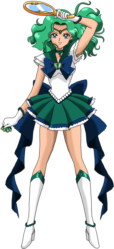 Princess Sailor Neptune - Sailor Neptune Png (376x808), Png Download