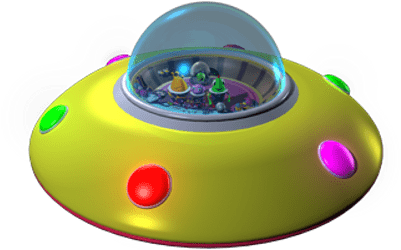 The Zula Patrol Space Ship - The Zula Patrol (400x400), Png Download