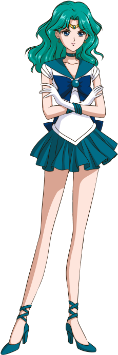 Sailor Neptune - Sailor Moon Crystal Sailor Neptune Png (261x710), Png Download