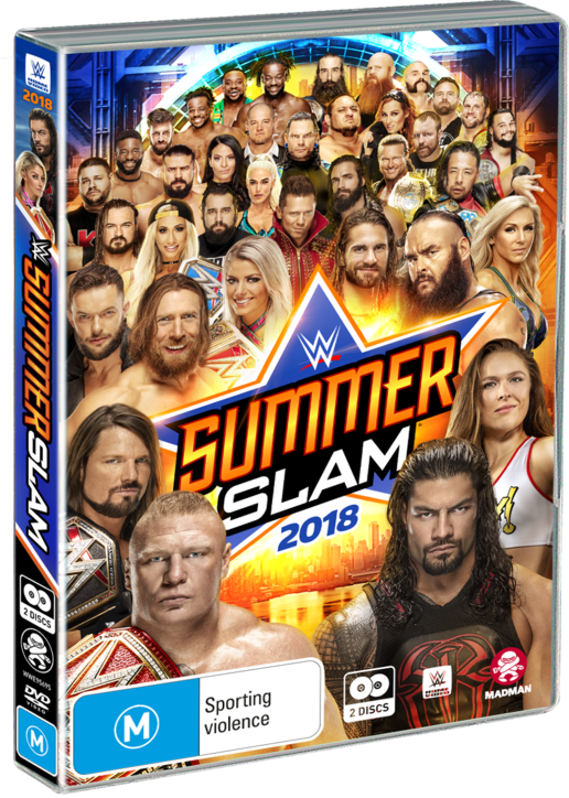 Summerslam - Wwe Summerslam 2018 Dvd (516x724), Png Download