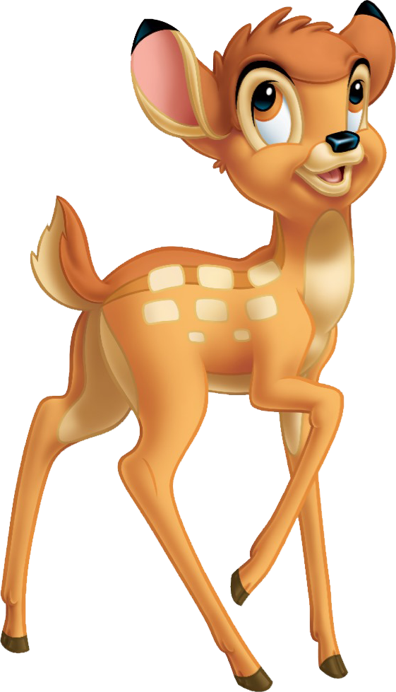 Bambi Looking - Бемби Пнг (561x979), Png Download