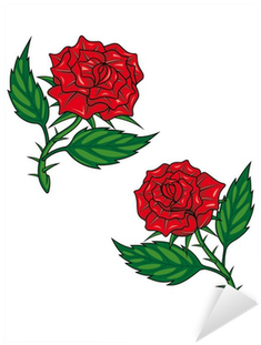 Rosas Rojas Dibujo Animado (400x400), Png Download