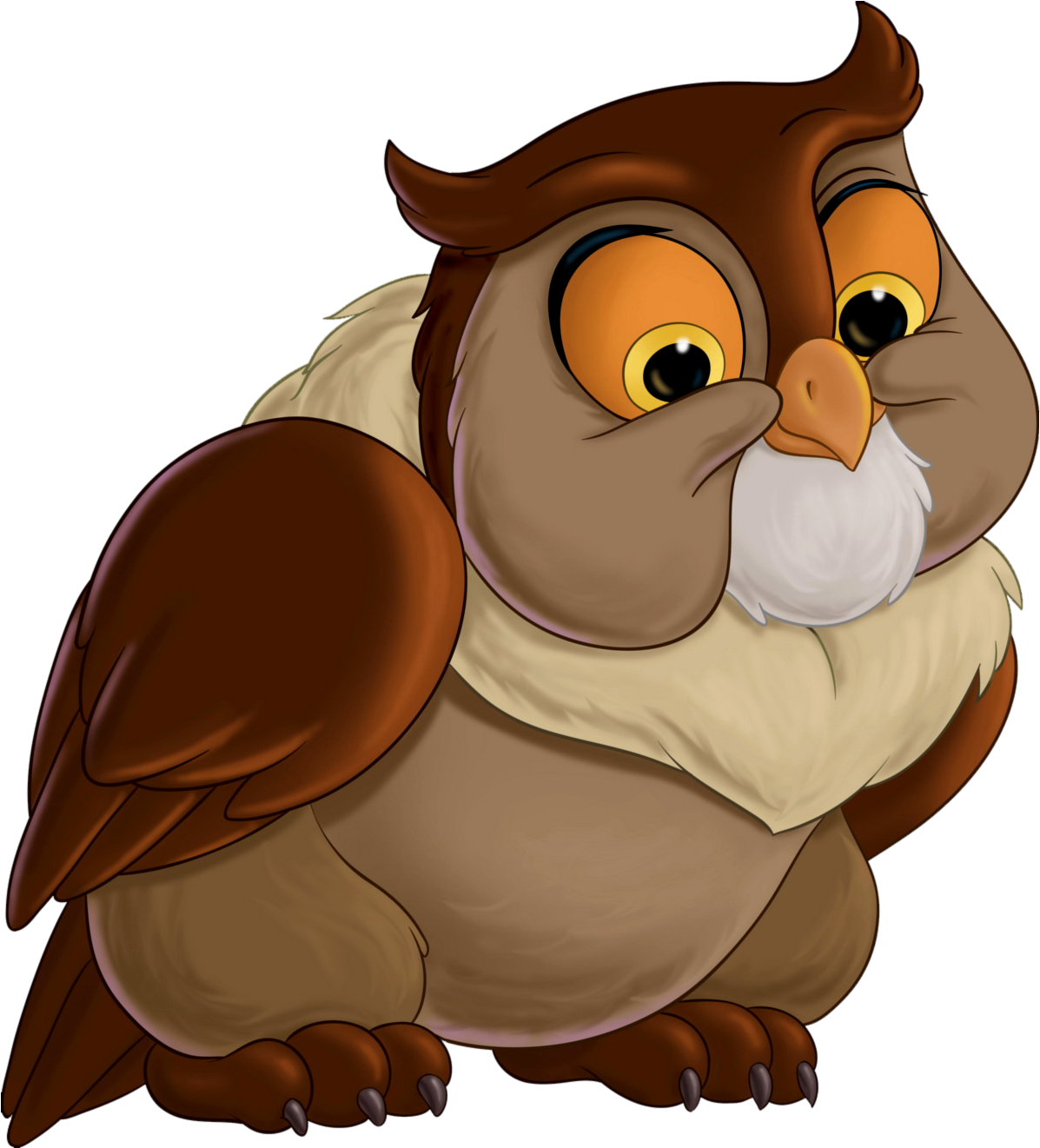Bambi Owl Png (1261x1376), Png Download