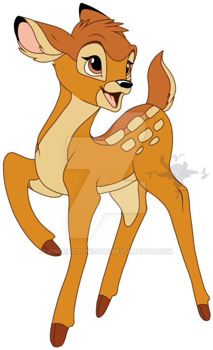 Bambi By Viscerotonictsf On Deviantart - Bambi Png (600x705), Png Download