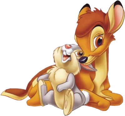 Bambi Psd, 矢量图像 - Bambi Disney (400x371), Png Download