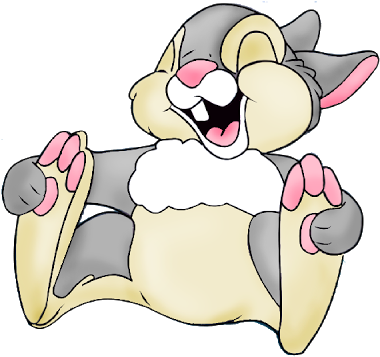 Bambi - Thumper Disney Characters (400x400), Png Download